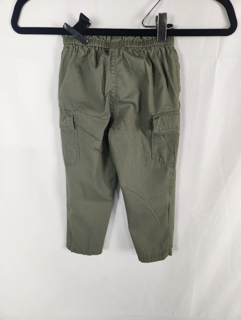 GAP Kids Cargo Pants 3T Walden Green Pull On Cotton Utility Jogger Fall 2024